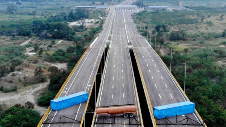 El puente internacional de Tienditas nunca ha operado. En 2016 fue concluido, pero debido a la crisis entre Colombia y Venezuela (2015) y el cierre fronterizo de Venezuela, el puente no ha sido abierto oficialmente. / Foto: Archivo
