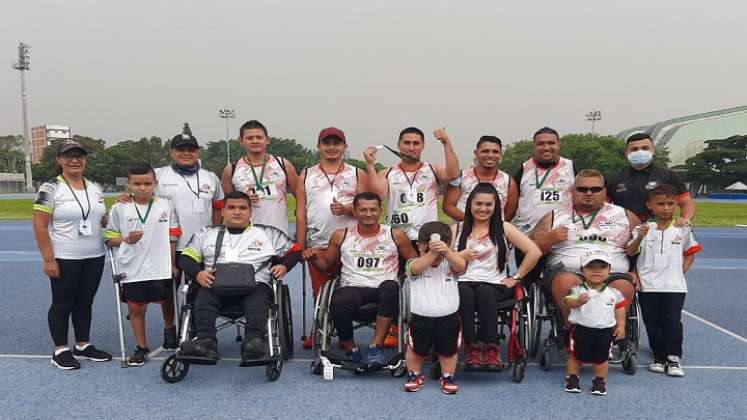 Cinco medallas de oro y una de plata ganaron deportistas nortesantandereanos en el Torneo Nacional de Para-Atletismo./Foto: cortesía