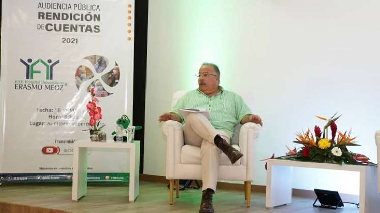 Gerente del HUEM Miguel Tonino Botta ofreció Rendición de Cuentas 2020-2021