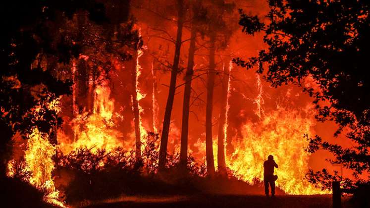 Francia recibe ayuda para enfrentar incendios que arrasan miles de hectáreas./Foto: AFP