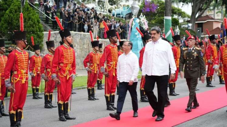 El presidente Gustavo Petro se reunió con su homólogo de Venezuela, Nicolás Maduro./Foto Presidencia