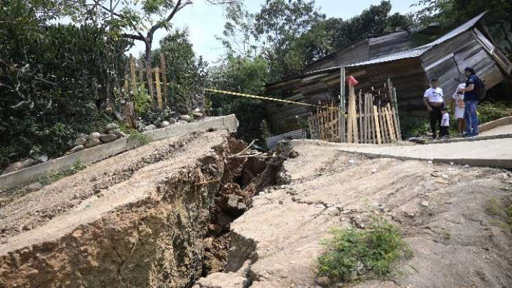 En muchos barrios de Cúcuta las fallas geológicas producen severos daños a las viviendas/Foto Archivo/La Opinión