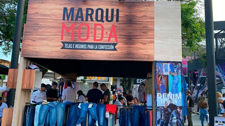 La empresa Marquimoda fue una de las dos expositoras en Colombiatex 2024./Foto Cortesía