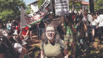 Más de 100 campus universitarios de Estados Unidos han marchado a favor de Palestina. / Foto: Cortesía