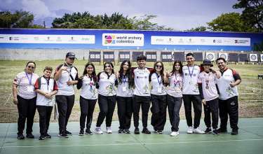 La delegación juvenil de tiro con arco de Norte de Santander tuvo un buen desempeño en Medellín.
