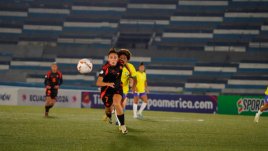 Colombia vs Brasil en el Sudamericano Femenino sub-20. Foto: FCF