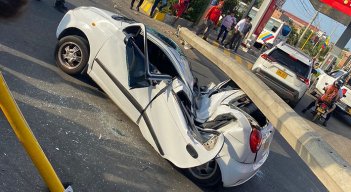Accidente Carro Spark Cúcuta 