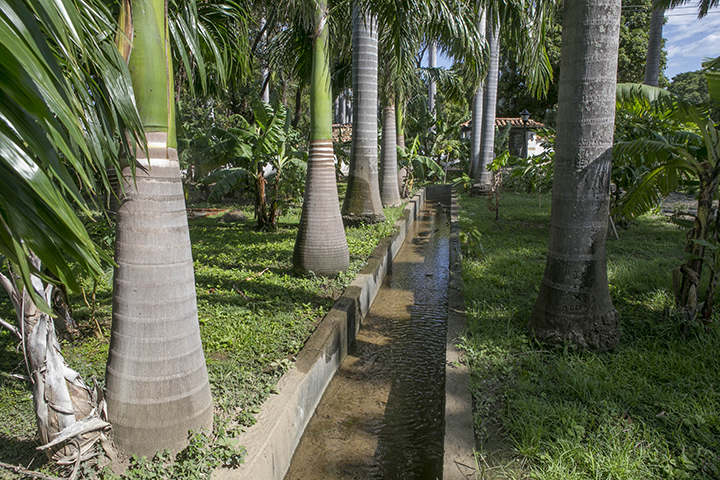Antigua toma de riego, su agua proviene del río Táchira.