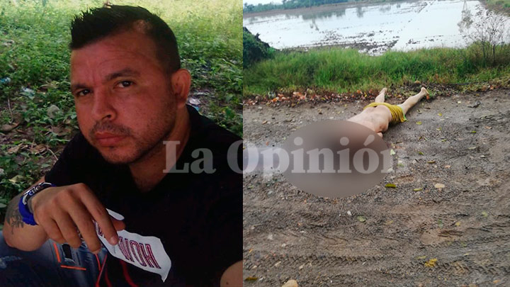 El cadáver de Edwin Alfonso Vargas Ortega quedó tendido en la carretera de la vereda Puerto León con una pantaloneta amarilla.