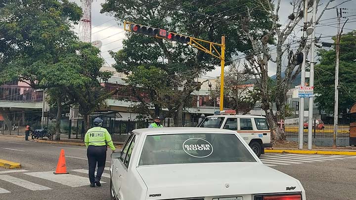 Controles en las calles del Táchira por la posivble llegada de la cepa brasileña./Foto Eilyn Cardozo