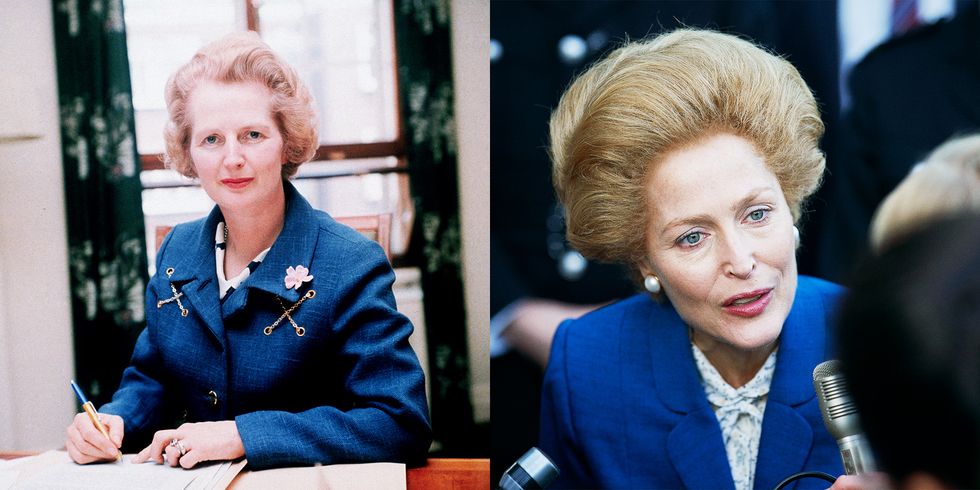 Gillian Anderson es Margaret Thatcher