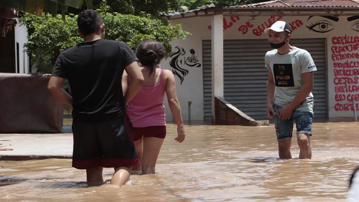 El barrio La Isla fue uno de los nueve más afectados por los desbordamientos./Foto: Alfredo Estévez