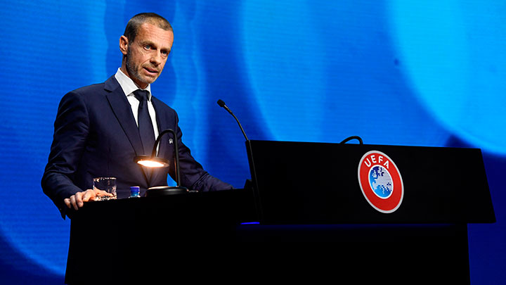 Aleksander Ceferin, presidente de la UEFA. 
