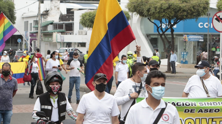 Desde las 08:00 a. m iniciaron las marchas en Cúcuta 