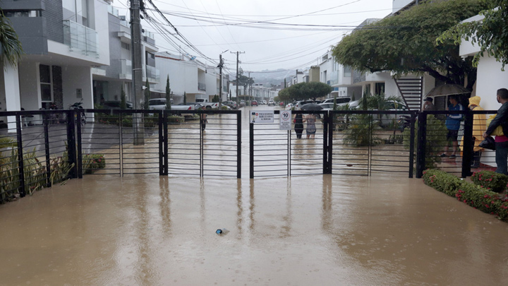 Cúcuta colapsada por 12 horas de intensas lluvias./FOTO: La Opinión
