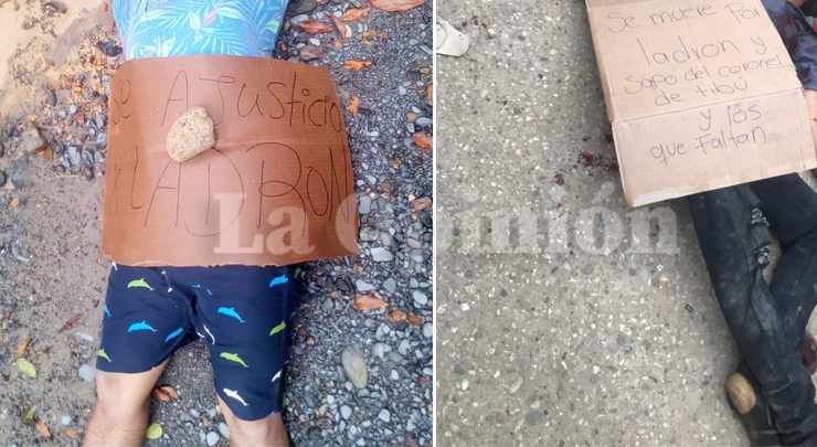 En lo corrido de abril han sido asesinadas 14 personas en esta población del Catatumbo, a las cuales les dejan letreros justificando estos hechos, donde las sindican de viciosas y ladronas. En lo corrido de este año van 25 homicidios en Tibú.