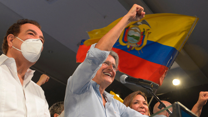 El exbanquero conservador Guillermo Lasso gana la presidencia de Ecuador: / Foto: AFP