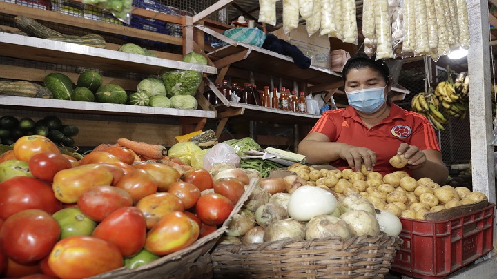 Tomate, papa, fresa y piña son los productos del campo que más han aumentado de precio.  / Foto: Luis Alfredo Estévez/ La Opinión 