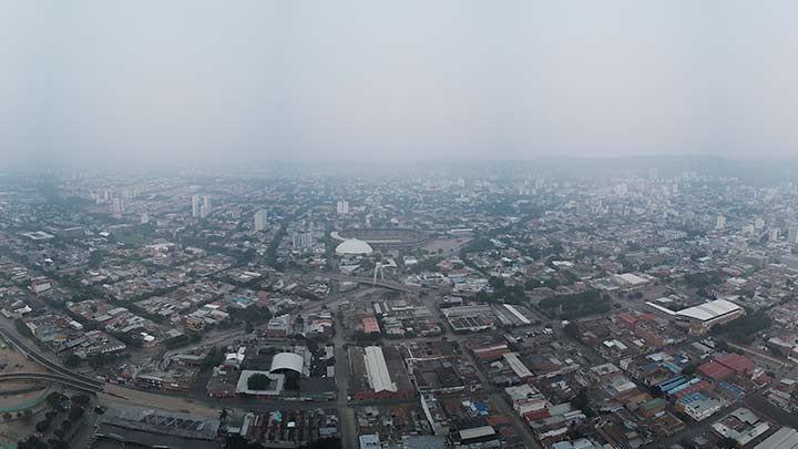 el 1 de abril de 2020 el aire de Cúcuta se desmejoró como nunca antes había sucedido./Foto Juan Pablo Cohen
