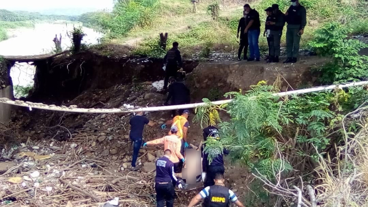 Se desconoce la identidad de la víctima. / Foto: Protección Civil Táchira