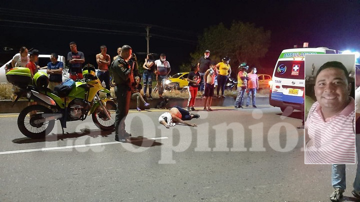 José Luis Parra fue atropellado en la Autopista Internacional, en Villa del Rosario. / Foto: La Opinión