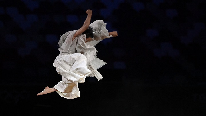 Con emotivo baile se apertura la ceremonia de apertura de los Juegos Olímpicos de Tokio 2020./Foto: AFP