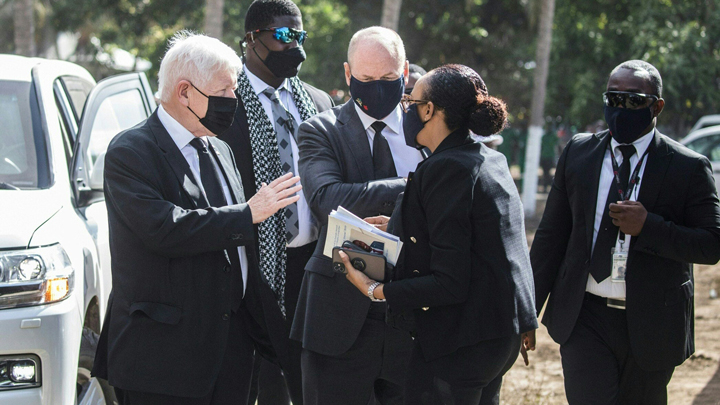 El presidente de Estados Unidos, Joe Biden, envió una delegación de alto nivel al funeral
