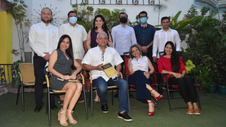Los autores participaron en la presentación de la obra original de la Universidad Libre, seccional Cúcuta. (Foto/Pablo Castillo). 