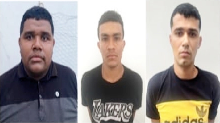Tres integrantes del Tren de Aragua fueron detenidos por homicidio.