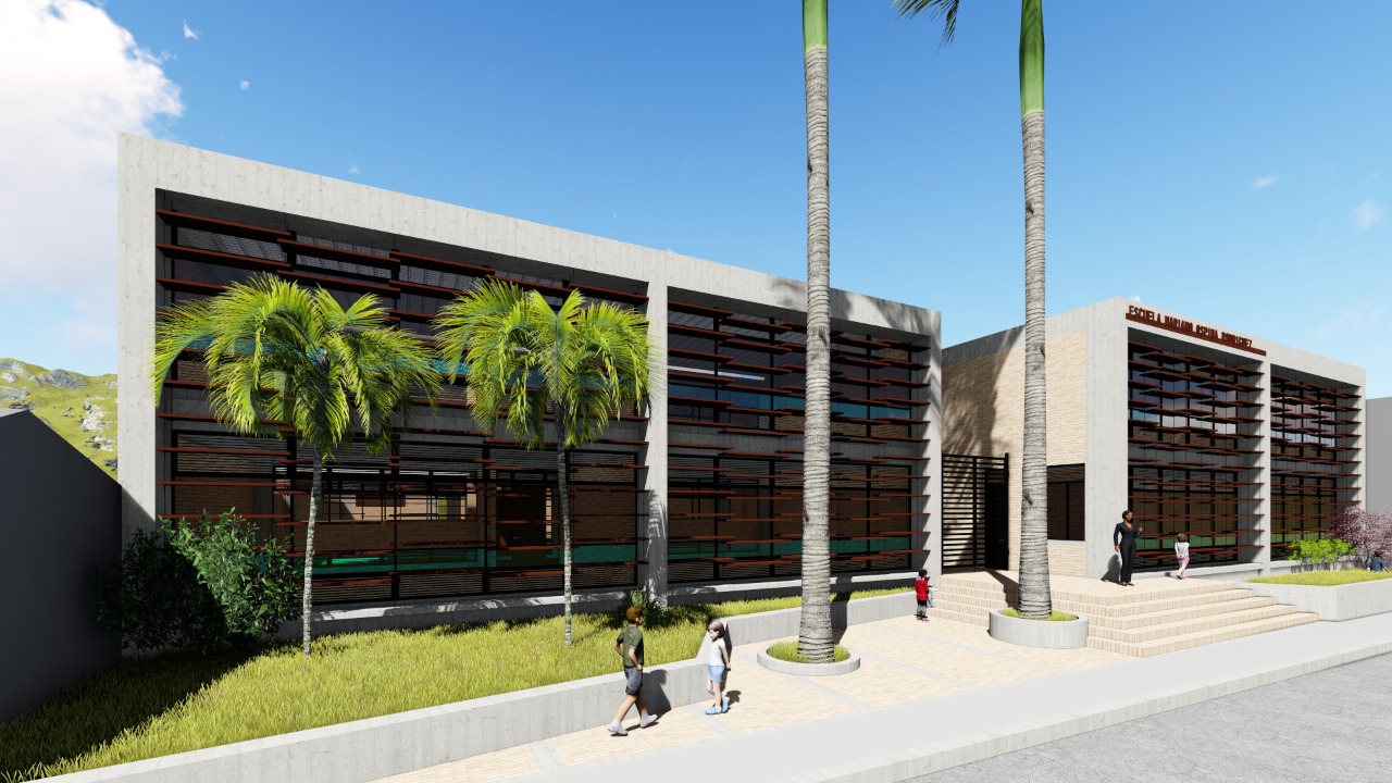  Esta es la propuesta arquitectónica para la construcción de la sede de la escuela Mariano Ospina Rodríguez, cuyo valor del proyecto asciende a la cifra de $13.002’672.590.