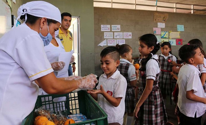 El Programa de Alimentación Escolar está llegando a la zona urbana y rural./Foto Archivo La Opinión