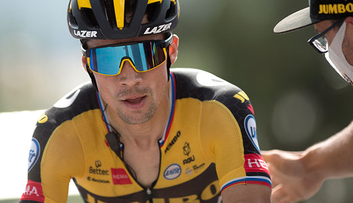 Primoz Roglic en la Vuelta a España 2021. 