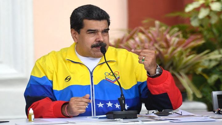 El presidente venezolano, Nicolás Maduro, asegura que no cederá "a chantajes ni amenazas" de Estados Unidos. / Foto AFP