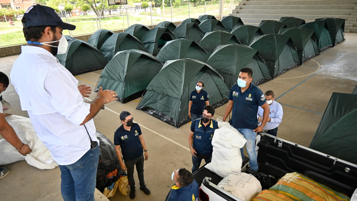 La ayuda humanitaria está siendo liderada por la Alcaldía de Cúcuta 