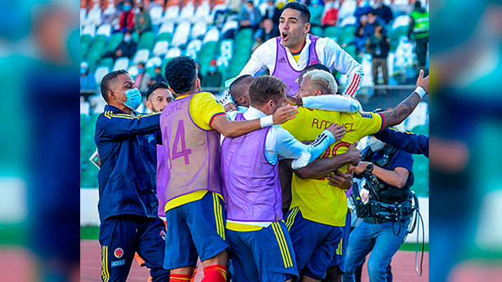 Selección Colombia en La Paz, 2021. 
