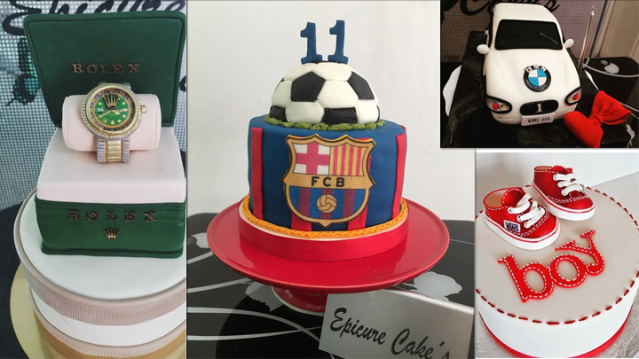 Variados detalles para adornar una torta para alguna ocasión especial de un ser querido./ Fotos: Instagram.