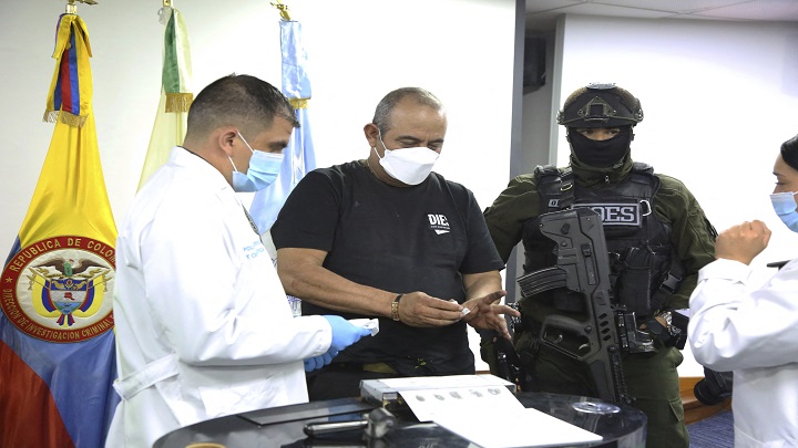  Colombia prepara extradición a Estados Unidos del narcotraficante 'Otoniel'./Foto: AFP