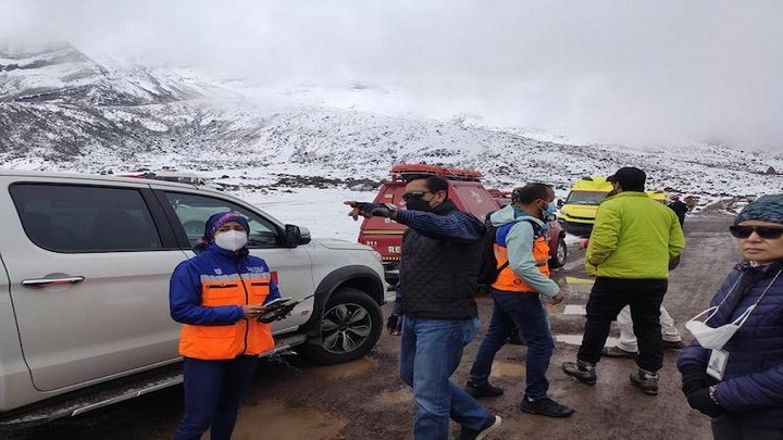 Alud en volcán nevado de Ecuador deja al menos cuatro muertos./Foto: Internet