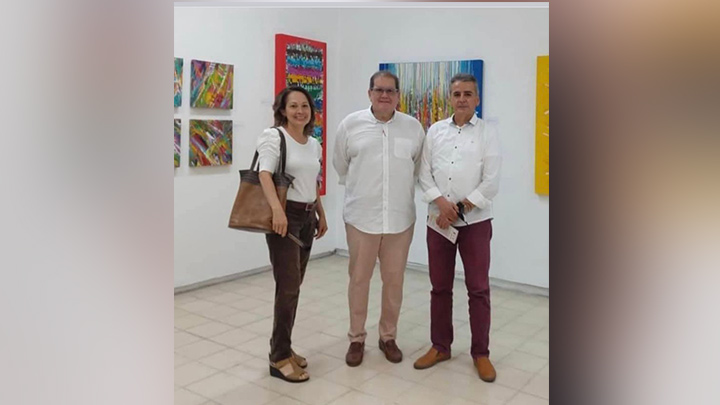 Rosa Delia Duarte, Ricardo Villamizar Gómez y Jorge Colmenares.
