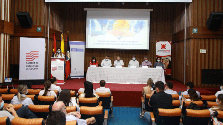 Diálogo para la reactivación del empleo y la formalización laboral en Norte de Santander.