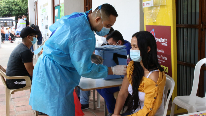Vacunación de extranjeros en Cúcuta