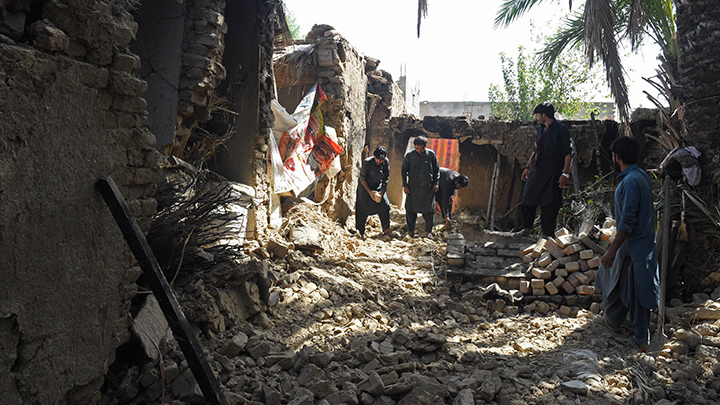 Terremoto en Pakistán. 
