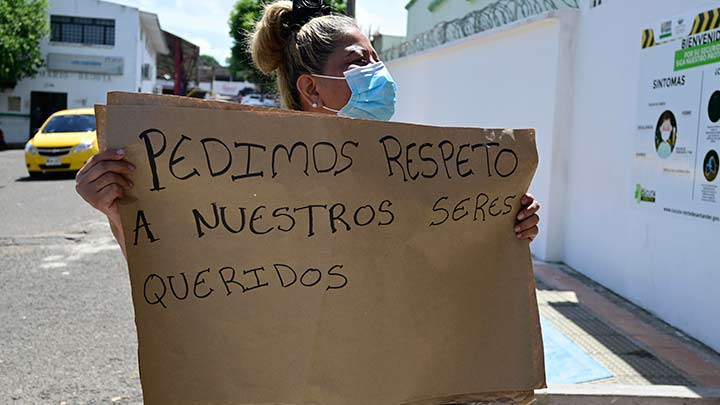 familiares exigen la intervención de los órganos de control./Foto Jorge Gutiérrez