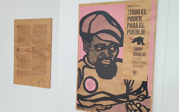 Exposición ‘¡Todo el poder para el pueblo! Emory Douglas y las Panteras Negras’. / Foto: La Opinión