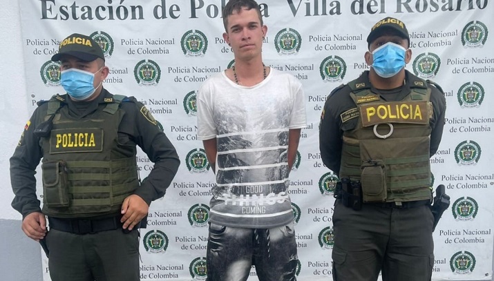 Ányelo Sneider Bottia Mise fue detenido en el barrio Gran Colombia.