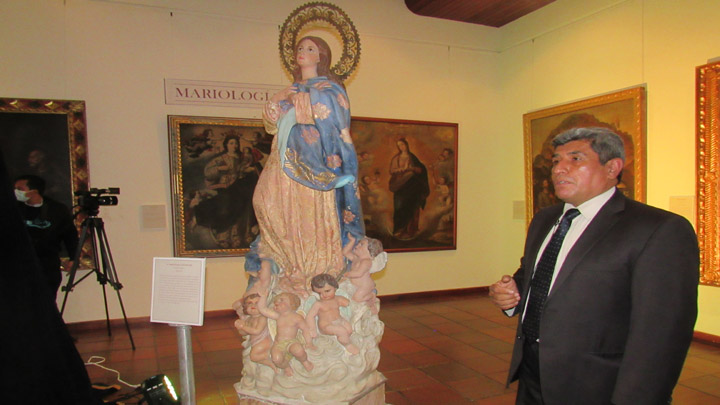 Colección del Museo de Arte Religioso, en exposición permanente. Foto: Roberto Ospino/La Opinión.