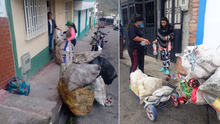 En Chitagá fomentan la recuperación de residuos sólidos y orgánicos. Foto: Cortesía/La Opinión. 