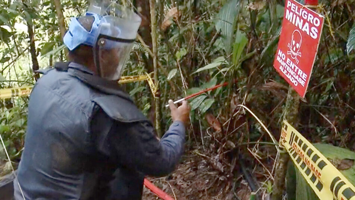 Latente se encuentra el problema de las minas antipersonales en la zona del Catatumbo, los campesinos de la región piden acuerdos humanitarios para la terminación del conflicto.