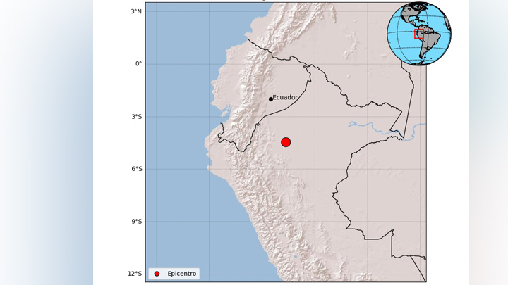 El Servicio Geológico Colombiano (SGC) reportó que el movimiento telúrico de Perú se registró en Barranca. / Foto: SGC