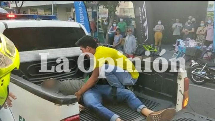 En medio de un hurto hieren a un hombre en el centro de Cúcuta